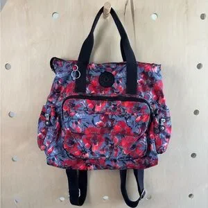 Kipling Mosaic Red and Metallic Pink Bag Set Kipling | Bags | 6 Piece Kipling Bag Set All Are Brand New  main image 4